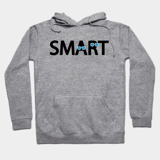 Smart being smart Hoodie by Geometric Designs